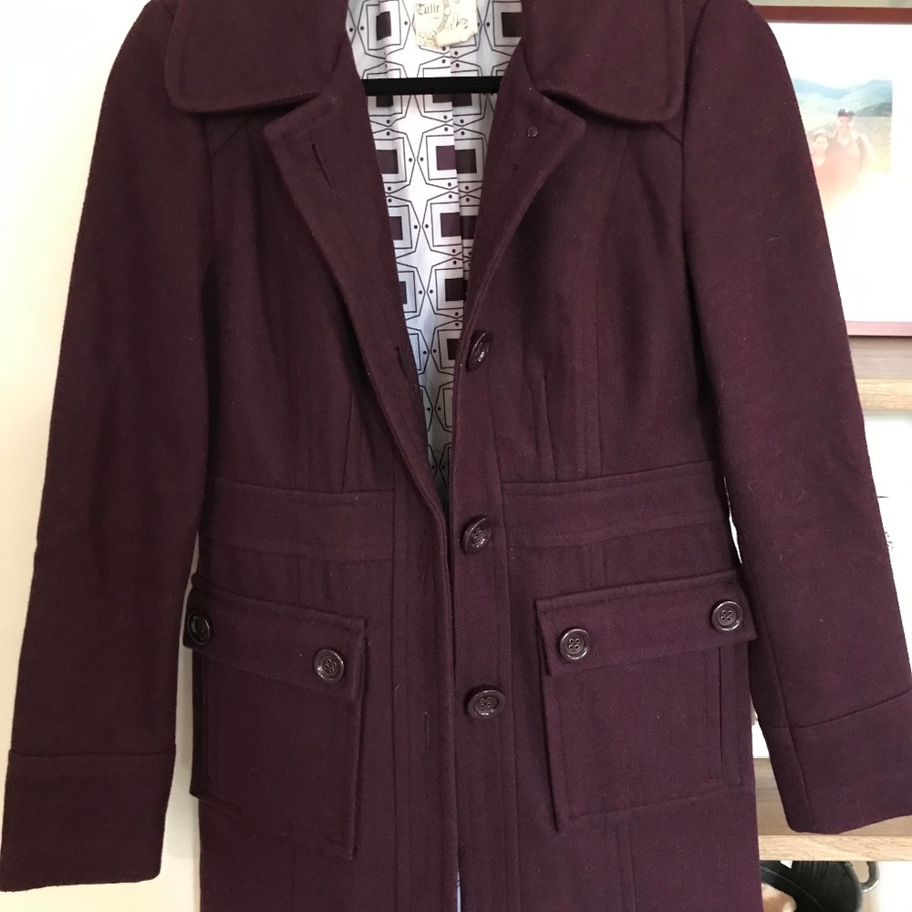 Tulle Women's wool winter coat, Size XS